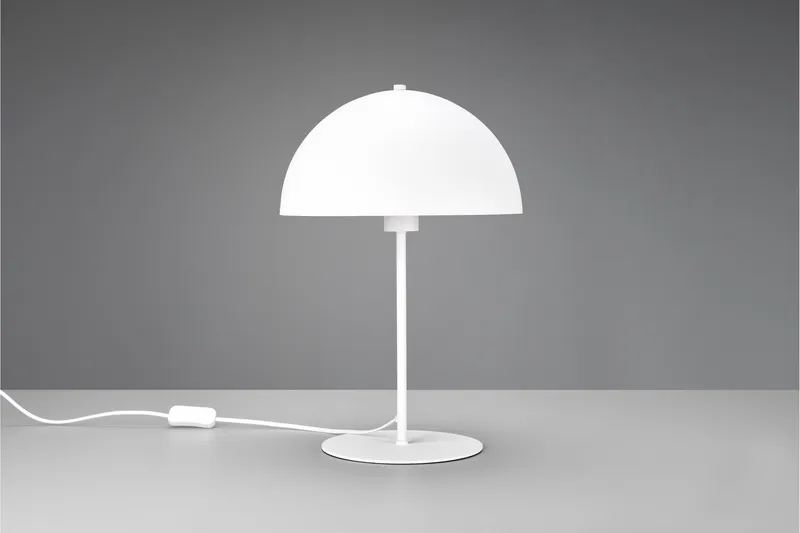 Trio Lighting Nola Bordlampe 45 cm E27 Matt Hvit - Belysning - Innendørsbelysning & Lamper - Soveromslampe - Sengelamper - Nattbordslampe stående