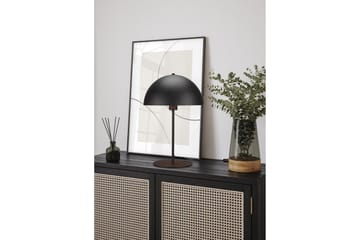 Trio Lighting Nola Bordlampe 45 cm E27 matt svart - Belysning - Innendørsbelysning & Lamper - Soveromslampe - Sengelamper - Nattbordslampe stående