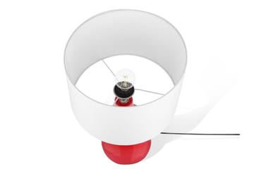 Triversa Bordlampe 32 cm - Rød - Belysning - Innendørsbelysning & Lamper - Soveromslampe - Sengelamper - Nattbordslampe stående