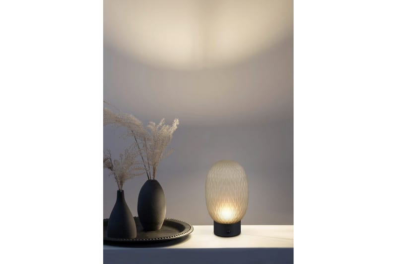 Oppladbar bordlampe TRIO Facette Matt svart/grønn - Matt svart/grønn - Belysning - Innendørsbelysning & Lamper - Soveromslampe - Sengelamper - Nattbordslampe stående