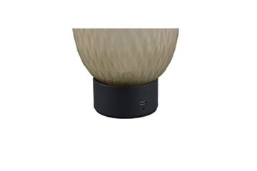 Oppladbar bordlampe TRIO Facette Matt svart/grønn - Matt svart/grønn - Belysning - Innendørsbelysning & Lamper - Soveromslampe - Sengelamper - Nattbordslampe stående