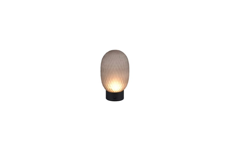 Oppladbar bordlampe TRIO Facette Matt svart/røyk - Matt svart/røyk - Belysning - Innendørsbelysning & Lamper - Soveromslampe - Sengelamper - Nattbordslampe stående