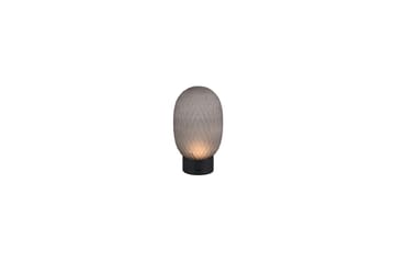Oppladbar bordlampe TRIO Facette Matt svart/røyk - Matt svart/røyk - Belysning - Innendørsbelysning & Lamper - Soveromslampe - Sengelamper - Nattbordslampe stående