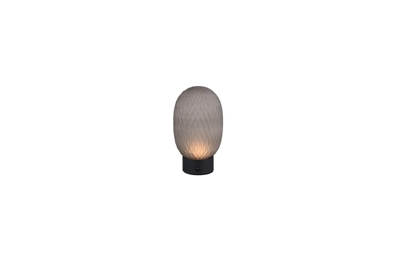 Oppladbar bordlampe TRIO Facette Matt svart/røyk - Matt svart/røyk - Belysning - Innendørsbelysning & Lamper - Soveromslampe - Sengelamper - Nattbordslampe stående