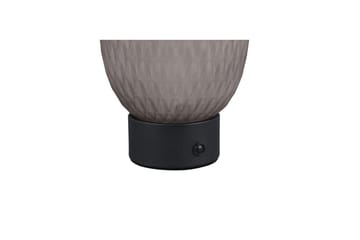 Oppladbar bordlampe TRIO Facette Matt svart/røyk - Matt svart/røyk - Belysning - Innendørsbelysning & Lamper - Soveromslampe - Sengelamper - Nattbordslampe stående