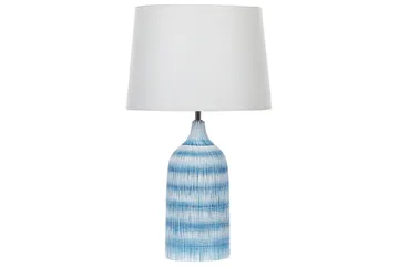 Palmarola Bordlampe 66 cm E27 - Blå/Hvit - Belysning - Innendørsbelysning & Lamper - Soveromslampe - Sengelamper - Nattbordslampe stående