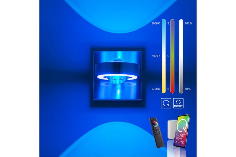 Q-Mia Paul Neuhaus Vegglampe - Belysning - Innendørsbelysning & Lamper - Soveromslampe - Sengelamper - Sengelampe vegg