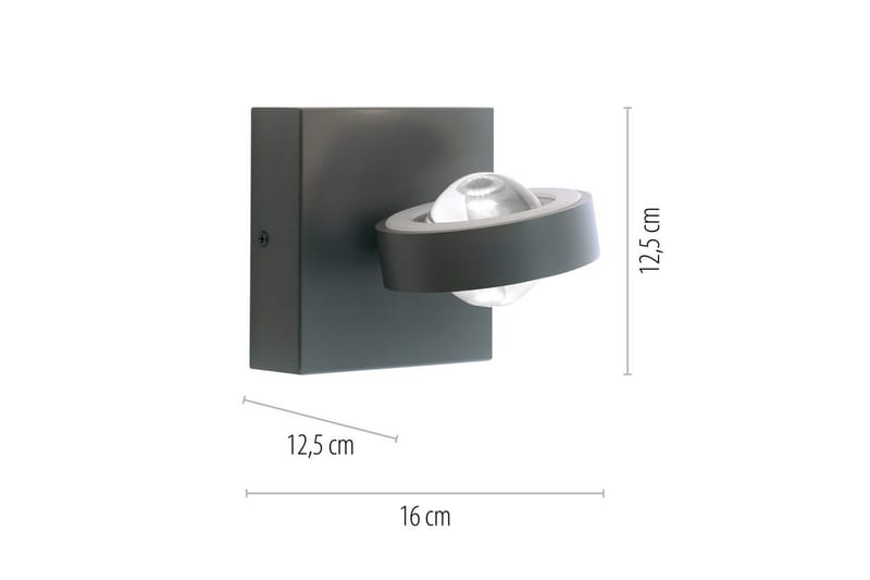 Q-Mia Paul Neuhaus Vegglampe - Belysning - Innendørsbelysning & Lamper - Soveromslampe - Sengelamper - Sengelampe vegg