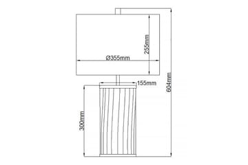 Reno Quintiesse Bordlampe - Belysning - Innendørsbelysning & Lamper - Soveromslampe - Sengelamper - Nattbordslampe stående