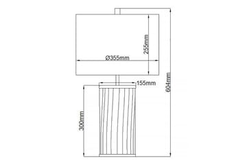 Reno Quintiesse Bordlampe - Belysning - Innendørsbelysning & Lamper - Soveromslampe - Sengelamper - Nattbordslampe stående