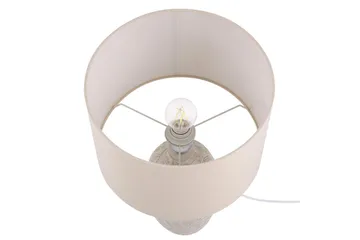 Salza Bordlampe 57 cm E27 - Beige - Belysning - Innendørsbelysning & Lamper - Soveromslampe - Sengelamper - Nattbordslampe stående