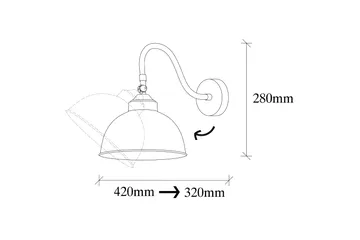 Opviq Saglam Vegglampe - Belysning - Innendørsbelysning & Lamper - Soveromslampe - Sengelamper - Sengelampe vegg