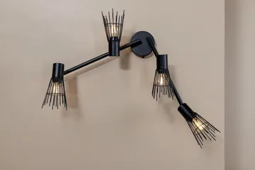 Pico Vegglampe Dimbar LED Stor - Sort - Belysning - Innendørsbelysning & Lamper - Soveromslampe - Sengelamper - Sengelampe vegg