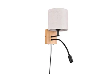 Trio Lighting Nilam Vegglampe m. Leselampe 18 cm LED + E27 tre - Belysning - Innendørsbelysning & Lamper - Soveromslampe - Sengelamper - Sengelampe vegg