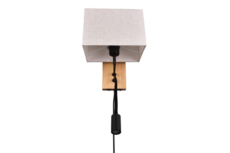 Trio Lighting Nilam Vegglampe med leselampe 25 cm LED + E27 tre - Belysning - Innendørsbelysning & Lamper - Soveromslampe - Sengelamper - Sengelampe vegg