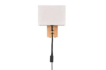 Trio Lighting Nilam Vegglampe med leselampe 25 cm LED + E27 tre - Belysning - Innendørsbelysning & Lamper - Soveromslampe - Sengelamper - Sengelampe vegg
