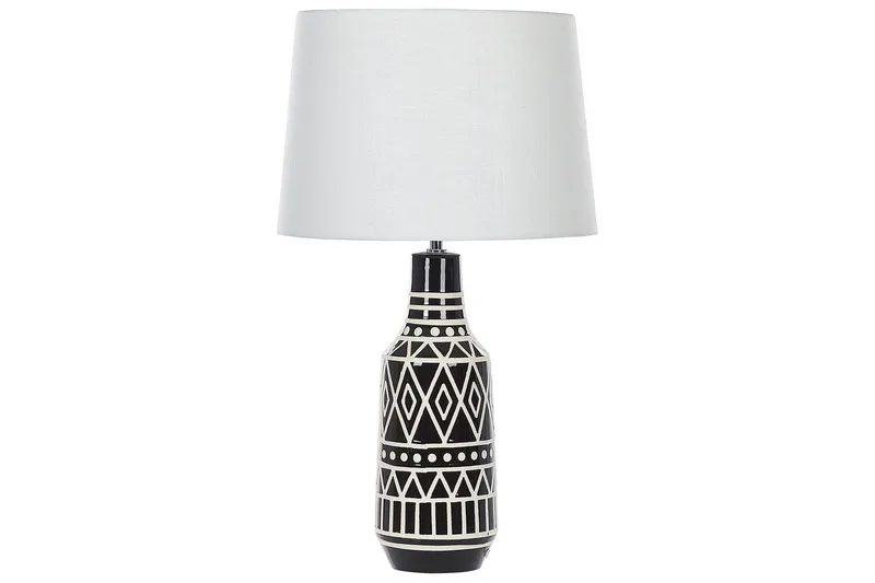 Tavolara Bordlampe 68 cm E27, Svart/Hvit