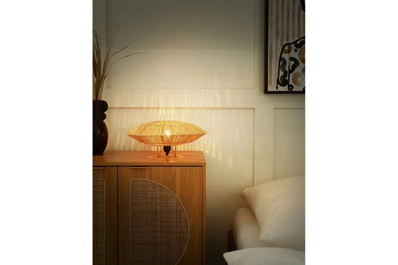 Texna Bordlampe 18 cm E27 - Naturlig - Belysning - Innendørsbelysning & Lamper - Soveromslampe - Sengelamper - Nattbordslampe stående