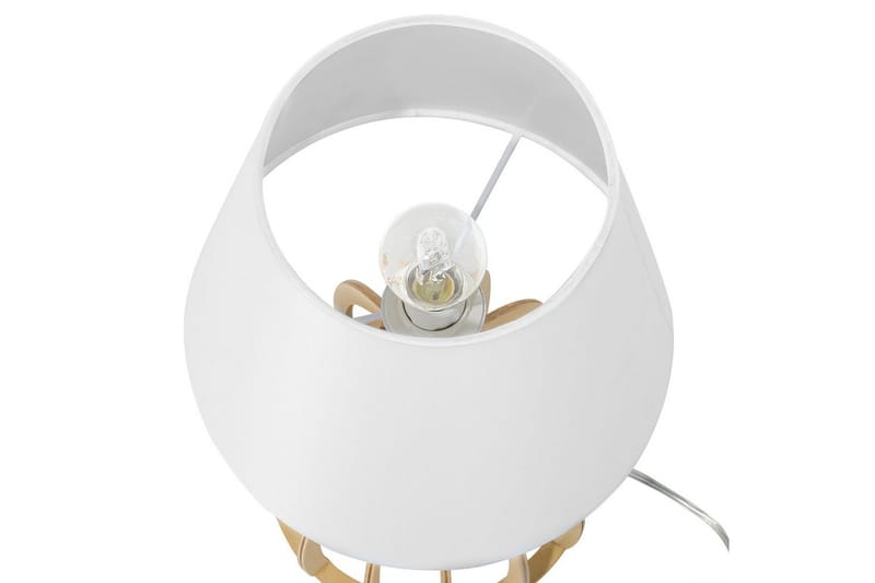 Thasall Bordlampe 36 cm E14 - Natur/Hvit - Belysning - Innendørsbelysning & Lamper - Soveromslampe - Sengelamper - Nattbordslampe stående