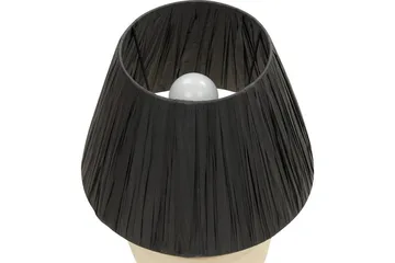 Thira Bordlampe 44 cm E27 - Beige/Svart - Belysning - Innendørsbelysning & Lamper - Soveromslampe - Sengelamper - Nattbordslampe stående