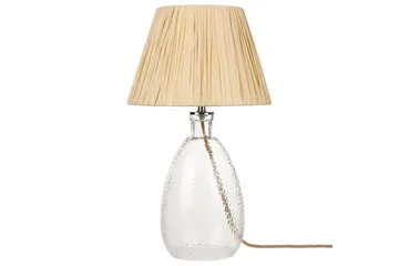 Tila Bordlampe 54 cm E27 - Transparent/Natur - Belysning - Innendørsbelysning & Lamper - Soveromslampe - Sengelamper - Nattbordslampe stående