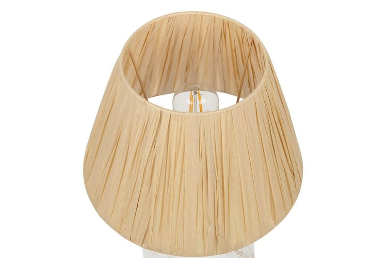 Tila Bordlampe 54 cm E27 - Transparent/Natur - Belysning - Innendørsbelysning & Lamper - Soveromslampe - Sengelamper - Nattbordslampe stående