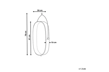 Tireno Vegglampe 73 cm E27 - Lyst tre - Belysning - Innendørsbelysning & Lamper - Soveromslampe - Sengelamper - Sengelampe vegg