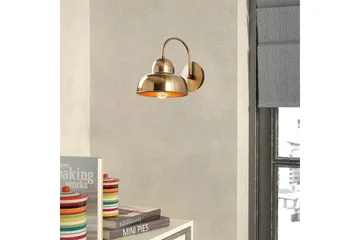 Vegg lampe Adrim Gull - Gull - Belysning - Innendørsbelysning & Lamper - Soveromslampe - Sengelamper - Sengelampe vegg