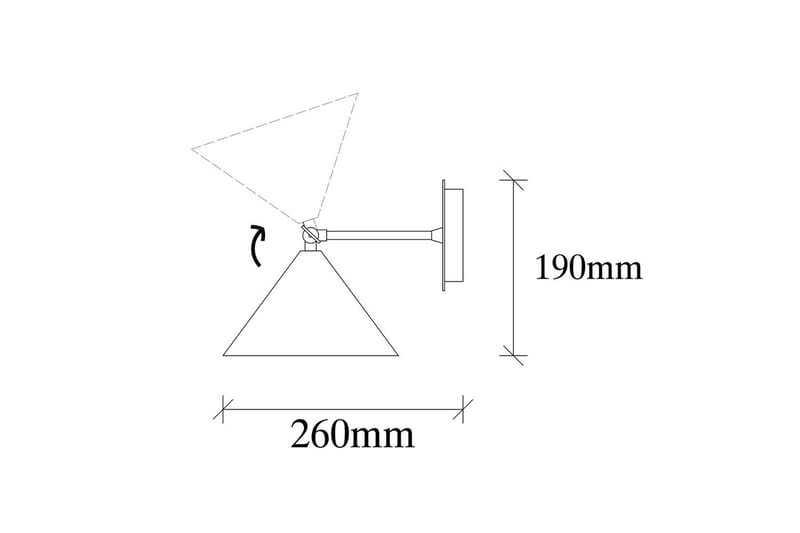 Vegg lampe Adrim Hvit - Hvit - Belysning - Innendørsbelysning & Lamper - Soveromslampe - Sengelamper - Sengelampe vegg