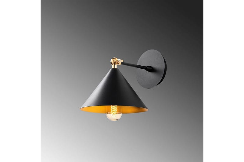 Vegg lampe Adrim Svart - Svart - Belysning - Innendørsbelysning & Lamper - Soveromslampe - Sengelamper - Sengelampe vegg