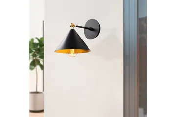 Vegg lampe Adrim Svart - Svart - Belysning - Innendørsbelysning & Lamper - Soveromslampe - Sengelamper - Sengelampe vegg