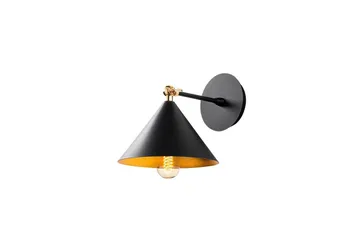 Vegg lampe Adrim Svart - Svart - Belysning - Innendørsbelysning & Lamper - Soveromslampe - Sengelamper - Sengelampe vegg