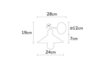 Vegg lampe Adrim Vintage - Vintage - Belysning - Innendørsbelysning & Lamper - Soveromslampe - Sengelamper - Sengelampe vegg