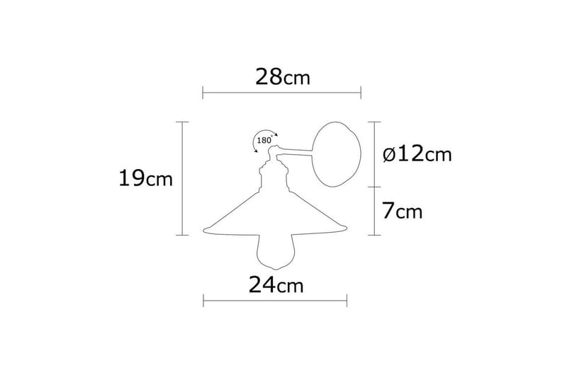 Vegg lampe Adrim Vintage - Vintage - Belysning - Innendørsbelysning & Lamper - Soveromslampe - Sengelamper - Sengelampe vegg