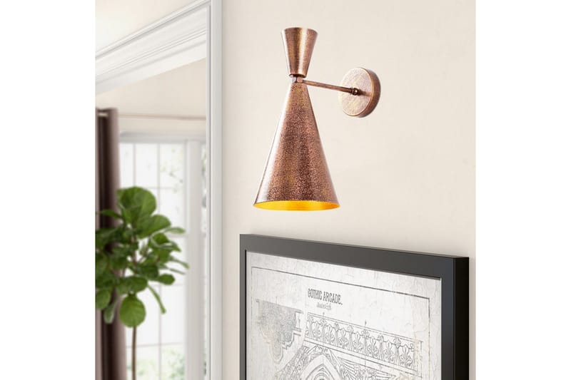 Vegg lampe Adrimtri Gull - Gull - Belysning - Innendørsbelysning & Lamper - Soveromslampe - Sengelamper - Sengelampe vegg