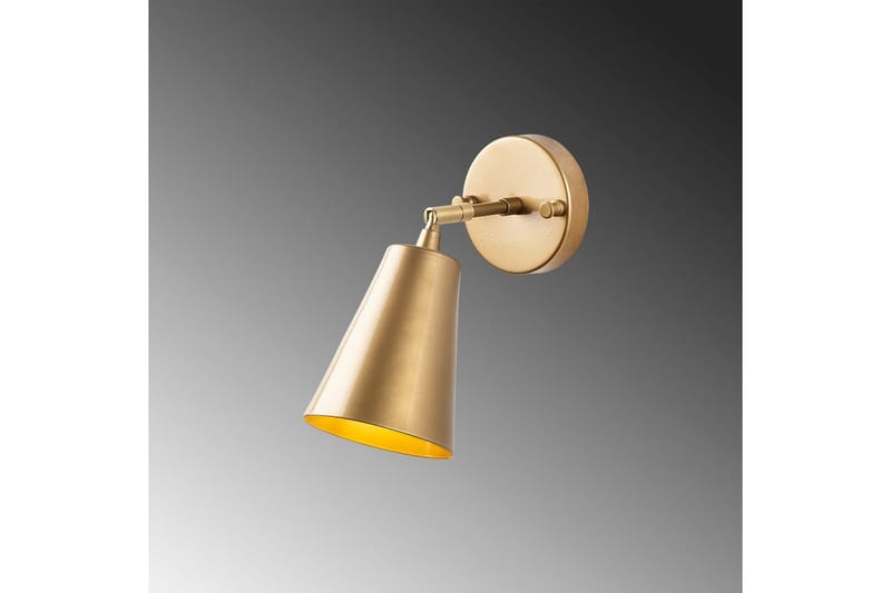 Vegg lampe Avraen Gull - Gull - Belysning - Innendørsbelysning & Lamper - Soveromslampe - Sengelamper - Sengelampe vegg