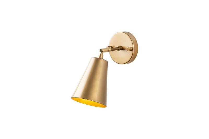 Vegg lampe Avraen Gull - Gull - Belysning - Innendørsbelysning & Lamper - Soveromslampe - Sengelamper - Sengelampe vegg