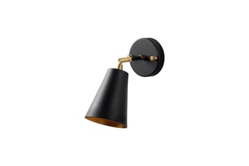 Vegg lampe Avraen Svart / Gull - Svart / Gull - Belysning - Innendørsbelysning & Lamper - Soveromslampe - Sengelamper - Sengelampe vegg