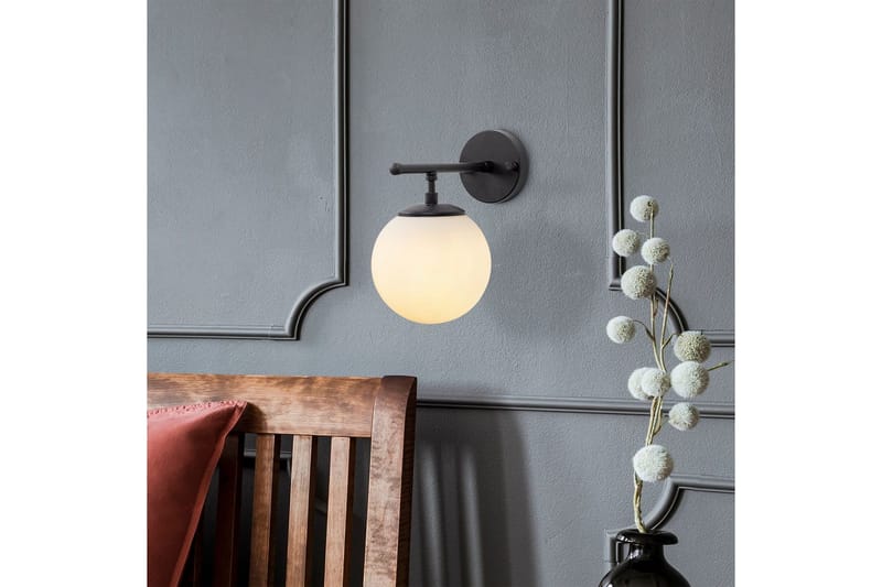 Vegg lampe Berriarenr Svart / Krem - Svart / Krem - Belysning - Innendørsbelysning & Lamper - Soveromslampe - Sengelamper - Sengelampe vegg