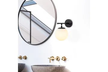 Vegg lampe Berriarenr Svart / Krem - Svart / Krem - Belysning - Innendørsbelysning & Lamper - Soveromslampe - Sengelamper - Sengelampe vegg