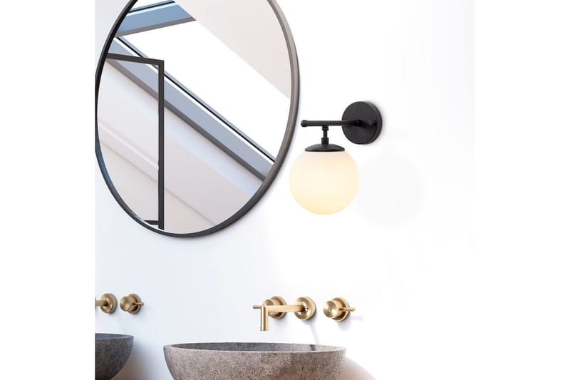 Vegg lampe Berriarenr Svart / Krem - Svart / Krem - Belysning - Innendørsbelysning & Lamper - Soveromslampe - Sengelamper - Sengelampe vegg