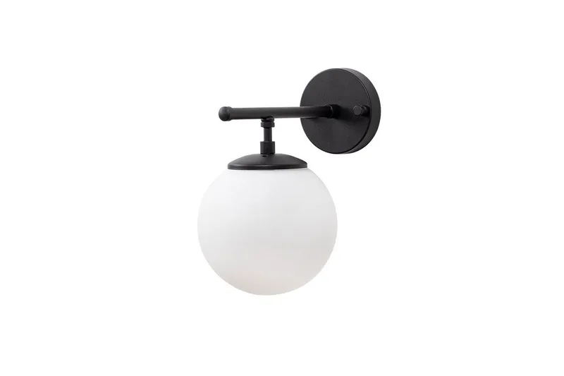 Vegg lampe Berriarenr Svart / Krem, Svart / Krem