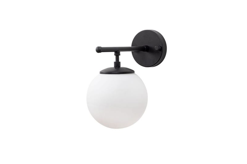Vegg lampe Berriarenr Svart / Krem, Svart / Krem