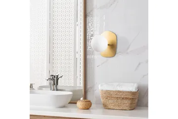 Vegg lampe Brønn Gull - Gull - Belysning - Innendørsbelysning & Lamper - Soveromslampe - Sengelamper - Sengelampe vegg