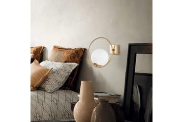 Vegg lampe Dolcer Gull - Gull - Belysning - Innendørsbelysning & Lamper - Soveromslampe - Sengelamper - Sengelampe vegg