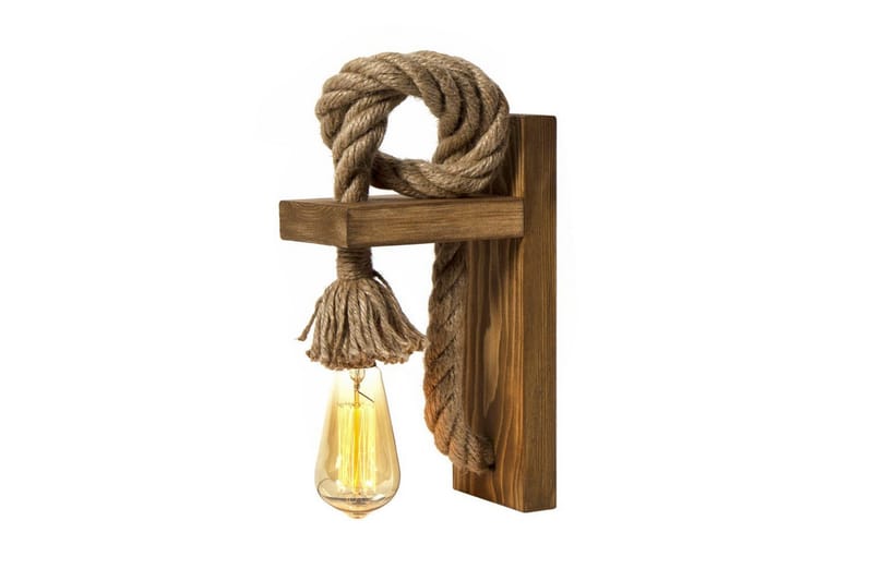 Vegg lampe Dralen Brun / Gull - Brun/Gull - Belysning - Innendørsbelysning & Lamper - Soveromslampe - Sengelamper - Sengelampe vegg