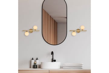 Vegg lampe Elvon Gull - Gull - Belysning - Innendørsbelysning & Lamper - Soveromslampe - Sengelamper - Sengelampe vegg