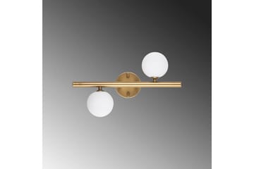 Vegg lampe Elvon Gull - Gull - Belysning - Innendørsbelysning & Lamper - Soveromslampe - Sengelamper - Sengelampe vegg