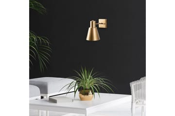 Vegg lampe Feira Gull - Gull - Belysning - Innendørsbelysning & Lamper - Soveromslampe - Sengelamper - Sengelampe vegg