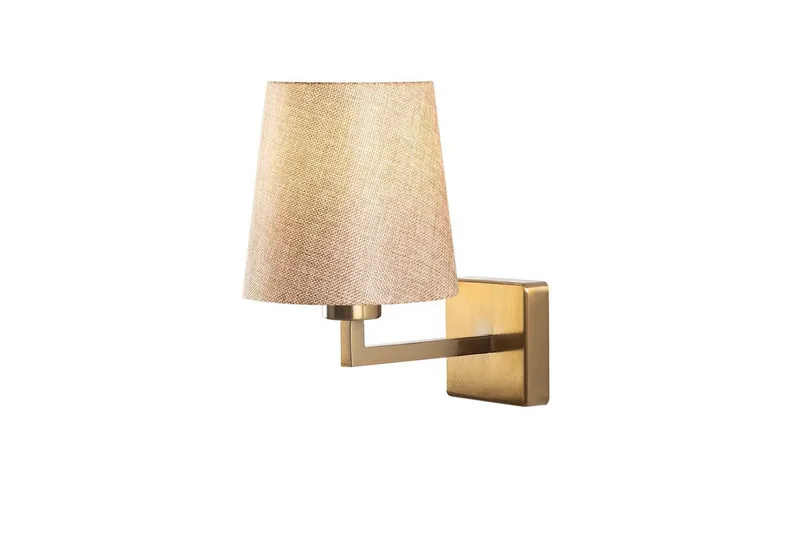 Vegg lampe Fenda Gull / Krem, Gull / Krem